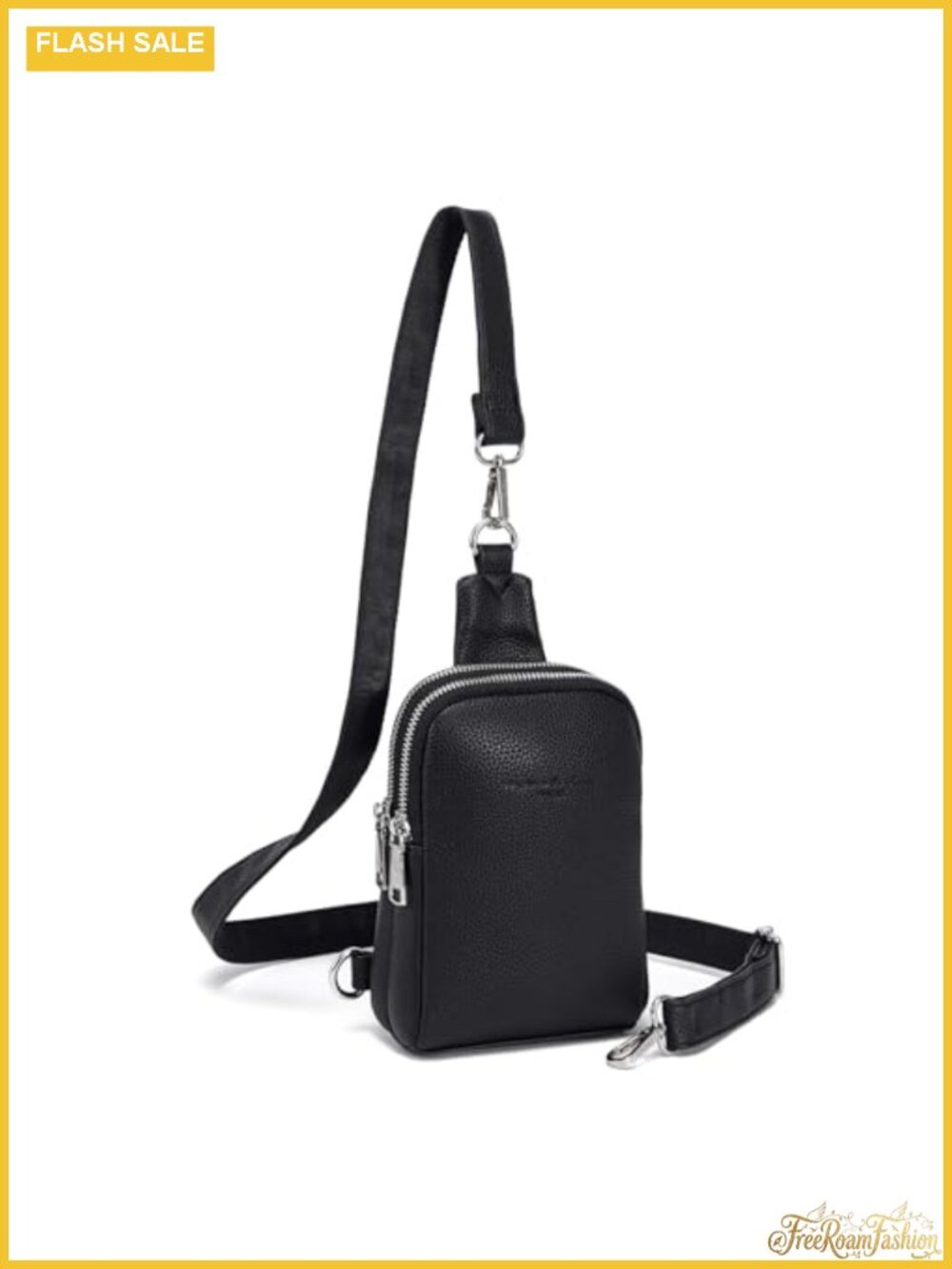 Small Anti Theft Crossbody Bag Faux Leather with RFID Protection